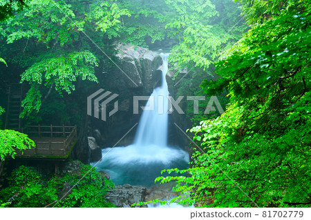 湯森公園，龍神之瀧，水色深邃的瀑布 81702779