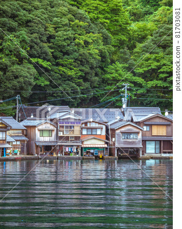 Scenery of Funaya in Ine Scenery of Funaya in Ine 81703081