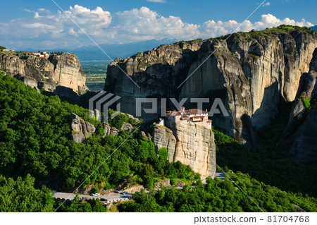 Monastery of Rousanou and Monastery of St. Stephen in Meteora in Greece Monastery of Rousanou and Monastery of St. Stephen in Meteora in Greece 81704768