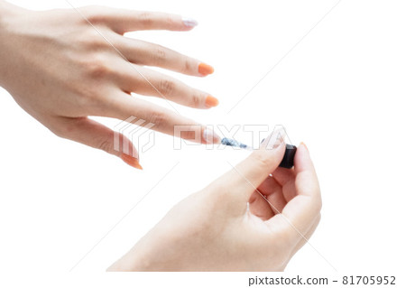 畫指甲、手、美甲、指甲護理、手指 81705952