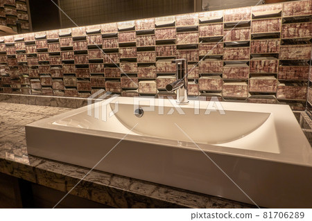 Modern and luxurious bathroom sink Modern and luxurious bathroom sink 81706289