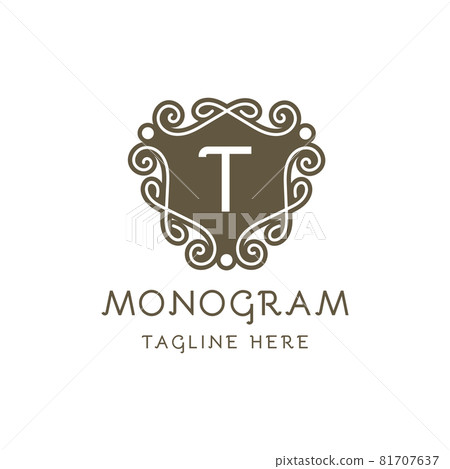 monogram luxury Logo vector template for Restaurant Royalty Boutique Cafe Hotel Jewelry Fashion. monogram luxury Logo vector template for Restaurant Royalty Boutique Cafe Hotel Jewelry Fashion. 81707637