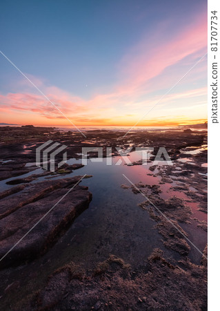 Botanical Beach on the West Coast of Pacific Ocean. Botanical Beach on the West Coast of Pacific Ocean. 81707734