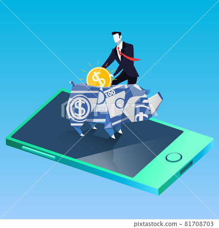 Finance and business success concept vector illustration in flat design Finance and business success concept vector illustration in flat design 81708703