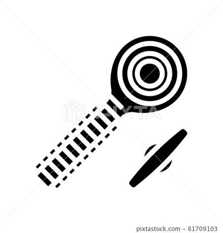 rod end bolt glyph icon vector illustration 81709103