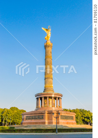 Berlin Victory Column with statue of Victoria in Berlin, Germany. Berlin Victory Column with statue of Victoria in Berlin, Germany. 81709110