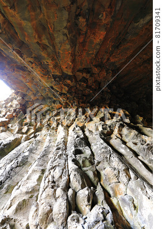 Columnar jointing, columnar jointing, coast, coastal area, cliff, precipice, half-moon, seaside, Columnar jointing, columnar jointing, coast, coastal area, cliff, precipice, half-moon, seaside, 81709341