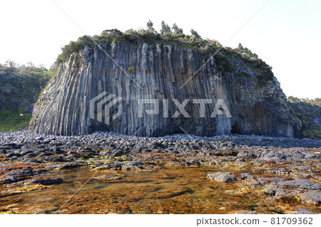 Columnar jointing, columnar jointing, coast, coastal area, cliff, precipice, half-moon, seaside, Columnar jointing, columnar jointing, coast, coastal area, cliff, precipice, half-moon, seaside, 81709362