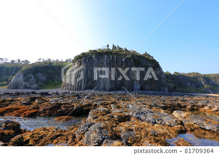 Columnar jointing, columnar jointing, coast, coastal area, cliff, precipice, half-moon, seaside, Columnar jointing, columnar jointing, coast, coastal area, cliff, precipice, half-moon, seaside, 81709364