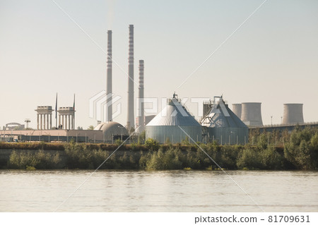 Ruse Iztok Thermal Power Plant view Ruse Iztok Thermal Power Plant view 81709631