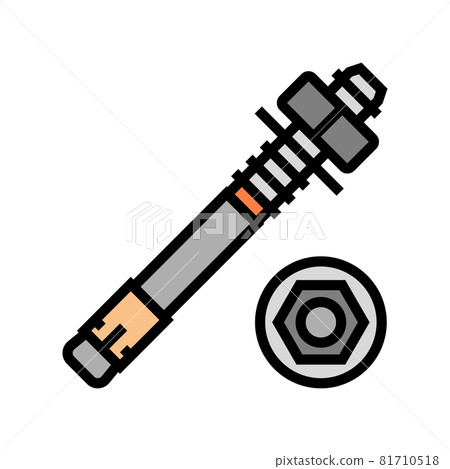 stud anchor color icon vector illustration 81710518