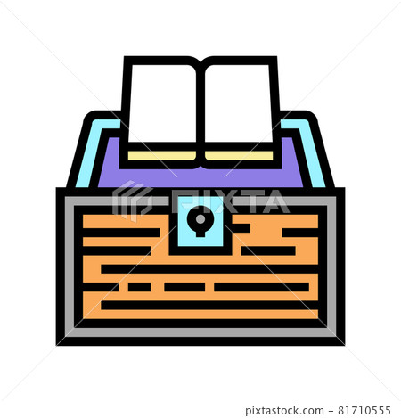 book educate knowledge color icon vector... - Stock Illustration ...