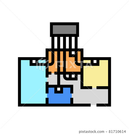 zoned heating cooling systems color icon vector illustration zoned heating cooling systems color icon vector illustration 81710614