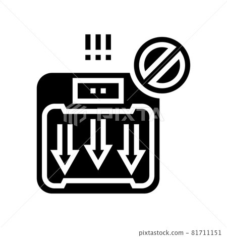 unexplained weight loss hepatitis glyph icon vector illustration 81711151