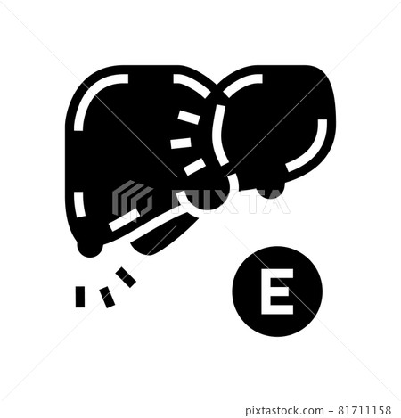 type e hepatitis glyph icon vector illustration 81711158