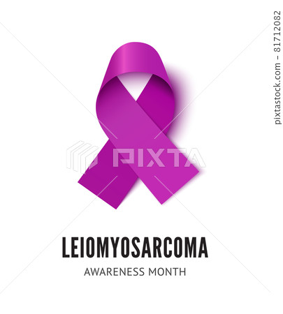 Leiomyosarcoma cancer awareness ribbon vector illustration isolated Leiomyosarcoma cancer awareness ribbon vector illustration isolated 81712082