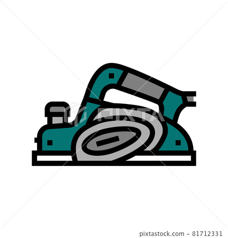 electric planer tool color icon vector illustration electric planer tool color icon vector illustration 81712331
