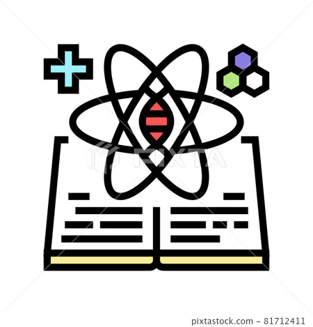 science and medicine history color icon vector illustration 81712411