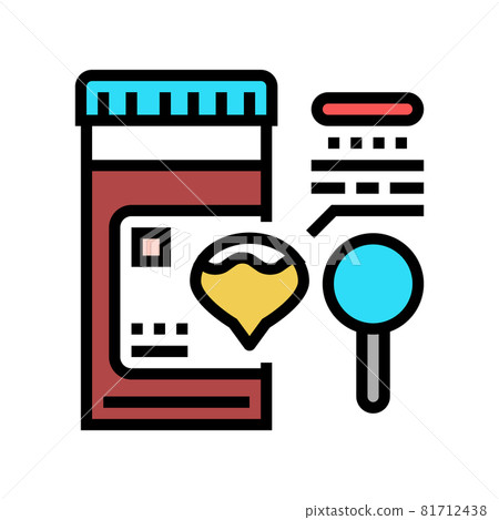 dark urine hepatitis color icon vector illustration 81712438