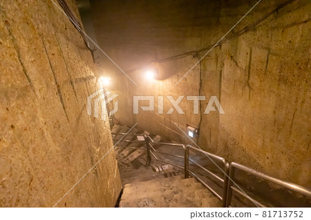 Underground mining site at Otani Museum, Tochigi Prefecture 81713752