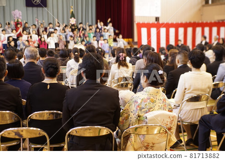 Elementary school entrance ceremony Elementary school entrance ceremony 81713882