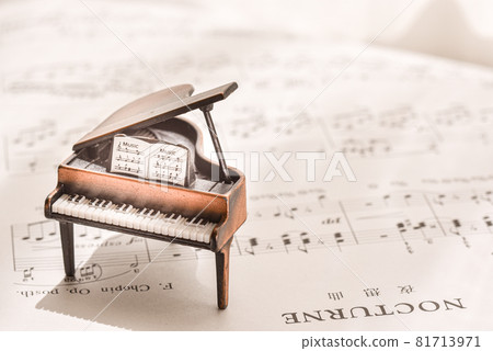 大鋼琴影像-陽光透過樹林-【室內攝影棚】 81713971