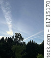 A sky in a blue sky 81715170