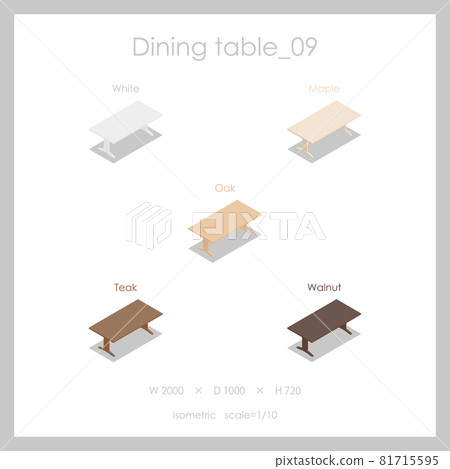 餐桌 5 種家具圖標 W2000 餐桌 5 種家具圖標 W2000 81715595