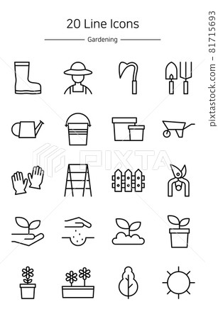 線圖示-農業 81715693