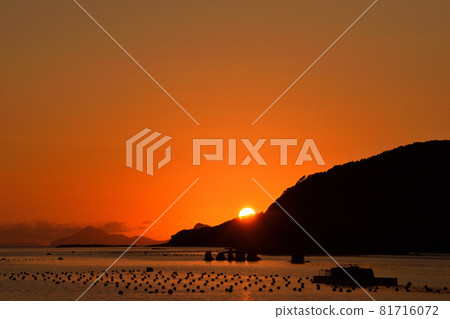 Evening scenery of Kujuku Island Evening scenery of Kujuku Island 81716072