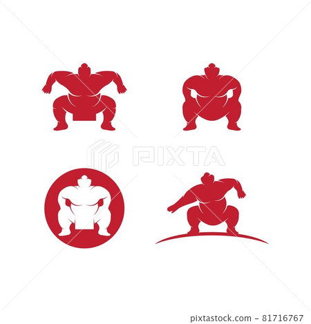 Sumo fighter character illustration 81716767