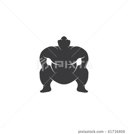 Sumo fighter character illustration 81716808