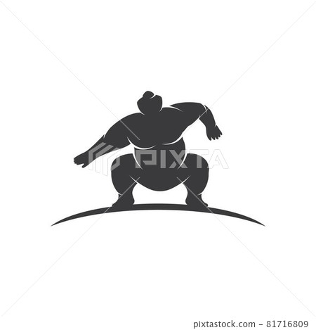 Sumo fighter character illustration 81716809