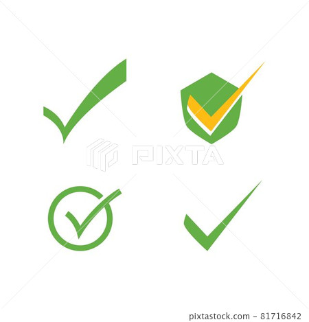 Check mark illustration Check mark illustration 81716842