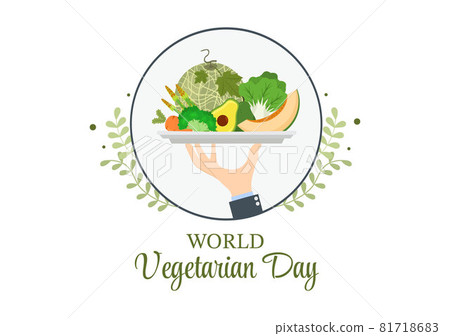World Vegetarian Day Cute Cartoon Vector Illustration of Various Types of Vegetables or Fruits Such as Broccoli, Carrots, Tomatoes and Others for Maintain Health World Vegetarian Day Cute Cartoon Vector Illustration of Various Types of Vegetables or Fruits Such as Broccoli, Carrots, Tomatoes and Others for Maintain Health 81718683