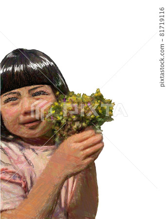 採摘花的女孩 採摘花的女孩 81719116