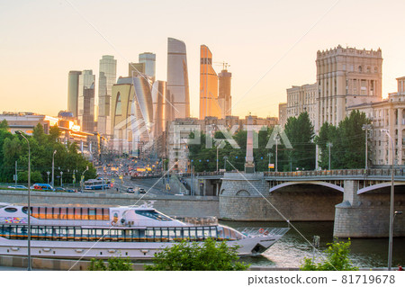 Moscow City skyline business district in Russia Moscow City skyline business district in Russia 81719678