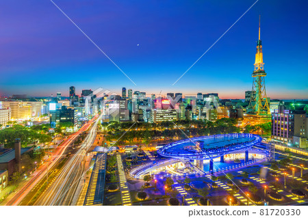 Nagoya downtown skyline in Japan Nagoya downtown skyline in Japan 81720330