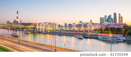 Moscow City skyline business district in Russia Moscow City skyline business district in Russia 81720349