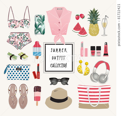 fashion, summer, vector 81722421
