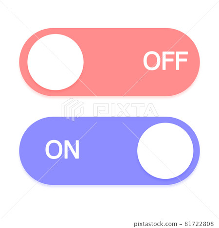 Cute button icon with flat design Cute button icon with flat design 81722808
