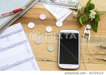 statement of bank checking money expense of credit card for financial with mobile statement of bank checking money expense of credit card for financial with mobile 81724123