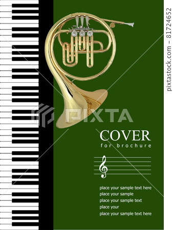 Cover with Musical instruments image. Tuba. 81724652
