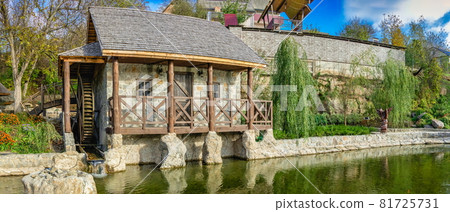 Traditional Ukrainian village in Uman, Ukraine 81725731