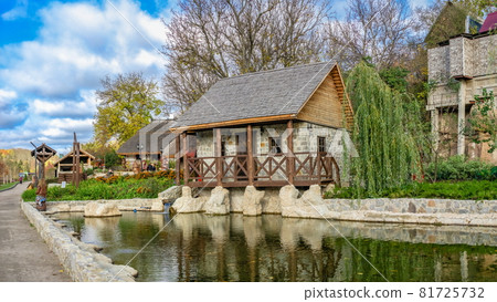 Traditional Ukrainian village in Uman, Ukraine Traditional Ukrainian village in Uman, Ukraine 81725732