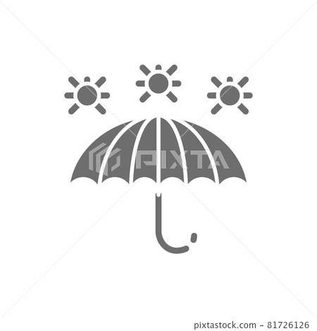 Viruses attack, data protection, antivirus, cyber security grey icon. Viruses attack, data protection, antivirus, cyber security grey icon. 81726126