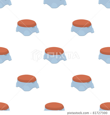 Abstract seamless plastic baby pots with comfortable handle 81727300
