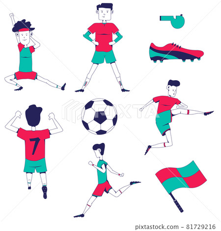 Soccer Player Character 81729216