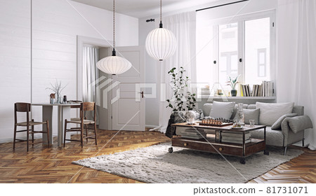 modern living interior 81731071