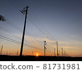 The setting sun 81731981